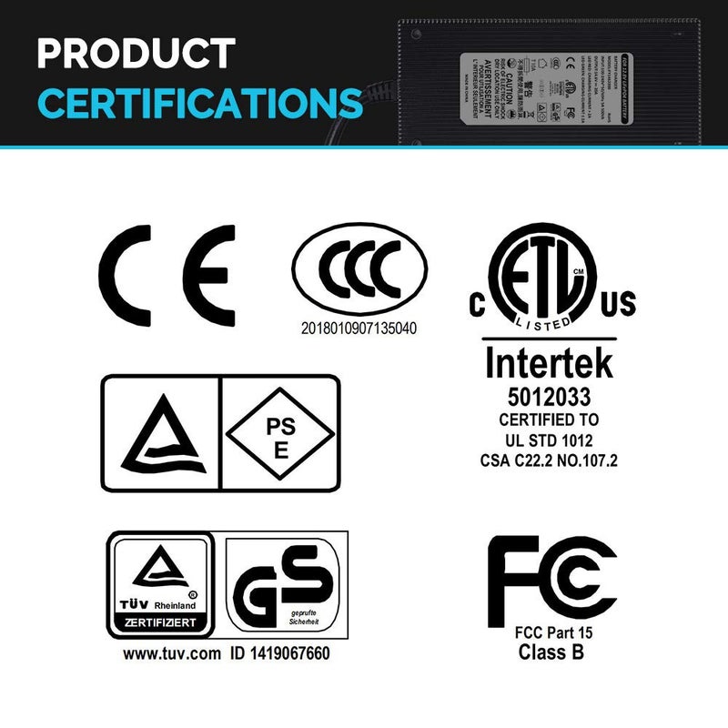 Renogy شاحن بطارية محمول Renogy 12V 20A AC إلى DC مع مشابك تمساح 12AWG لبطاريات فوسفات الحديد الليثيوم - Image 5